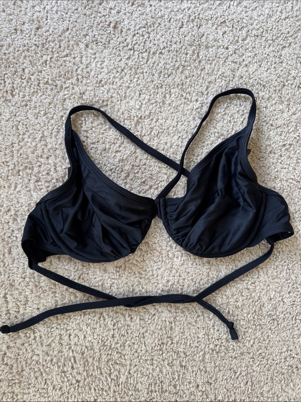 Black Underwire Bikini Top